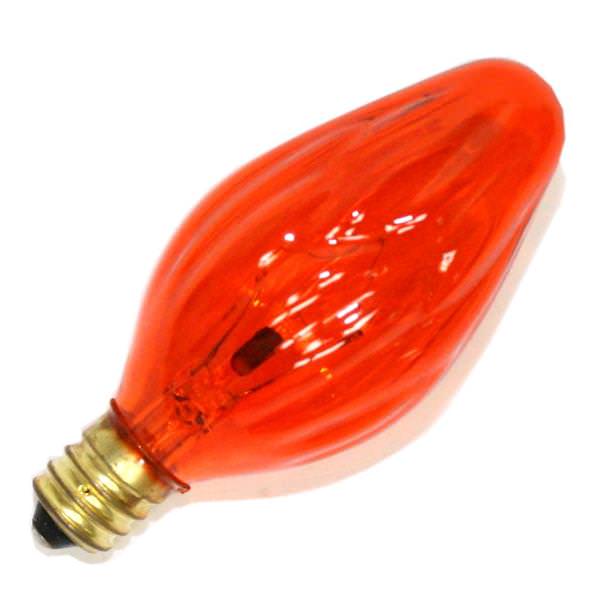 15 watt 130 volt F10 Candelabra Screw Base Amber
